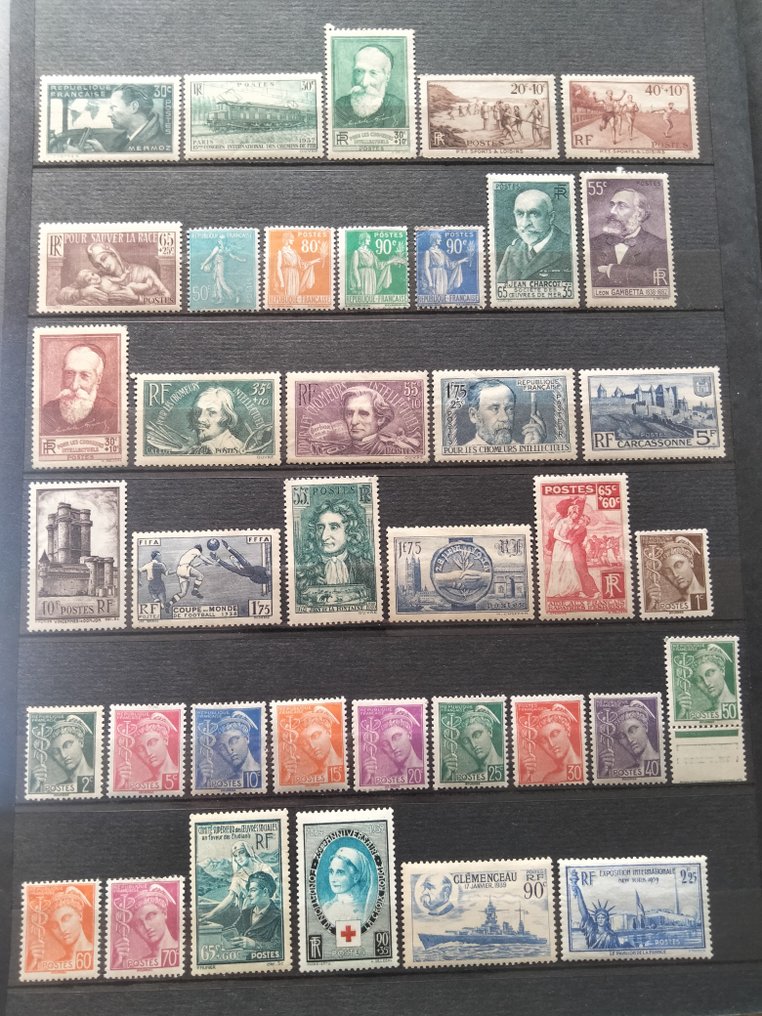 法國 1900/2023 - 法国邮票册子、块状邮票和滚筒邮票套装 - Yvert et Tellier #2.1