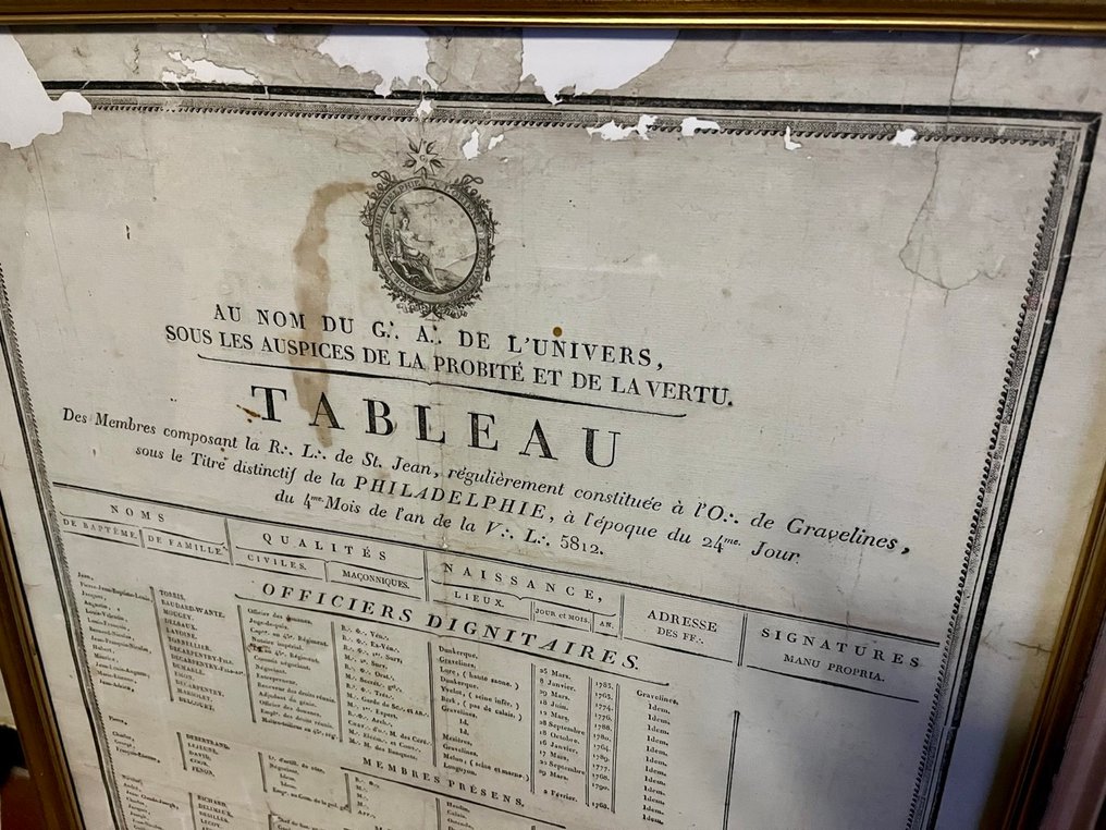 Κορνίζα για φωτογραφία - Ξύλο - λίστα λόκων ελευθεροτεκτόνων #1.0