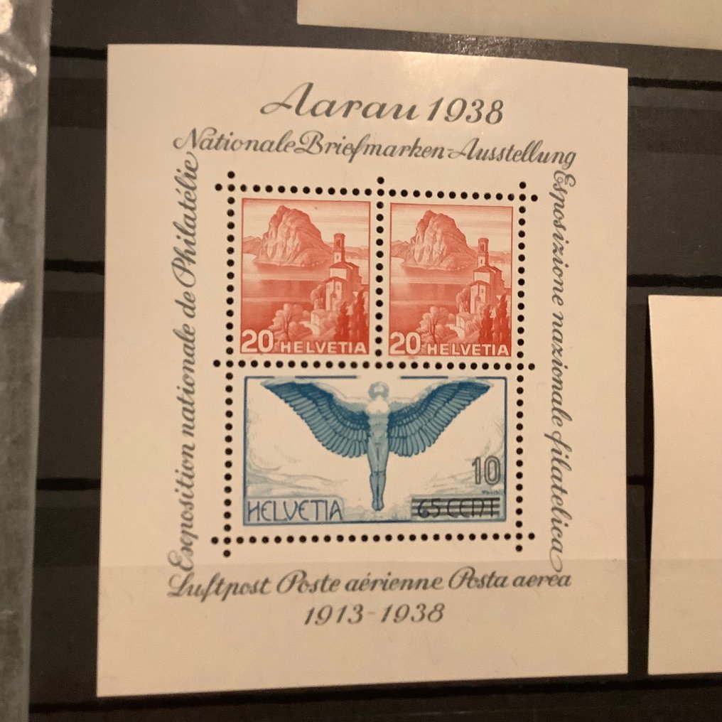 Schweiz 1936/1942 - Fünf Blöcke mit Pro Patria, Bern und Pro Juventute. - Michel blok 2/4 en 6/7 #2.1