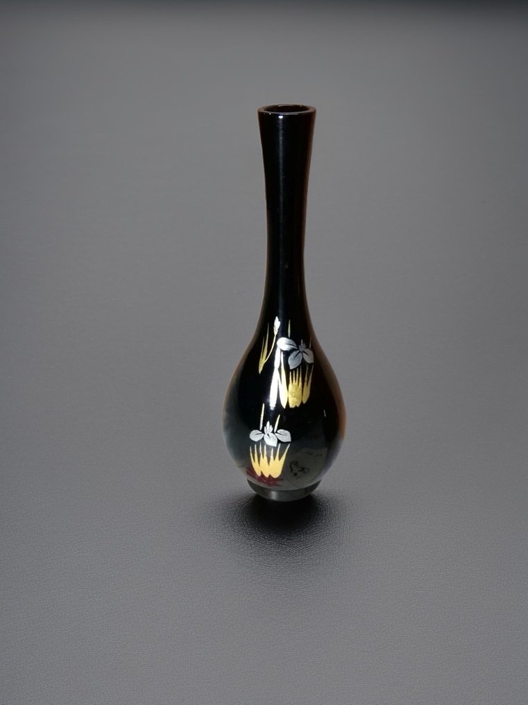 花瓶 - 陶瓷, 青銅色 - 日本 - H28cm 5件铜制花瓶  (沒有保留價) #3.2