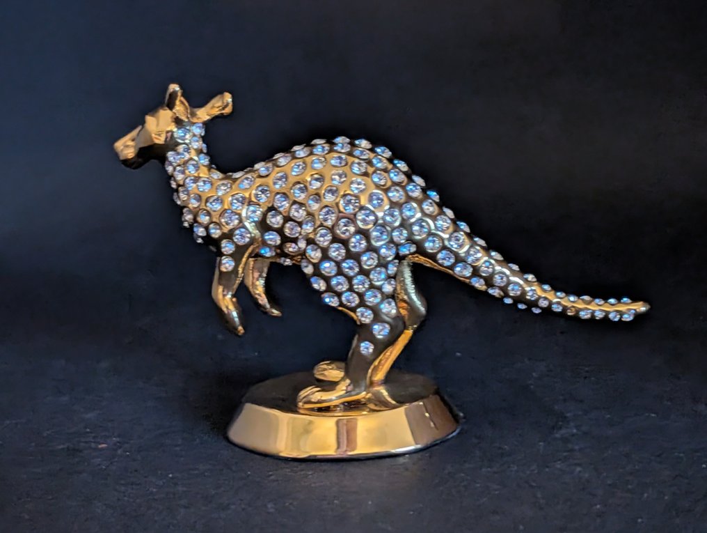 Swarovski - Statue, Juju Palais Royal - kangoeroe ingelegd met Swarovski kristallen - 6.5 cm - Crystal - 1990 #3.2