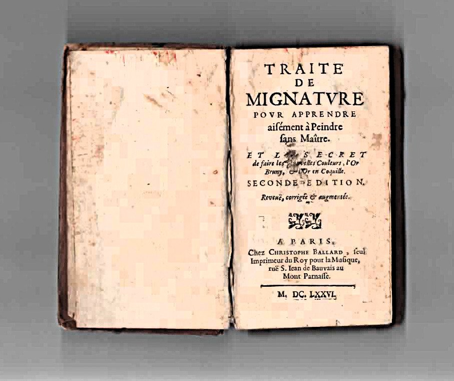 Claude Boutet - Traité de la mignature pour apprendre à peindre sans maître - 1675 #1.0