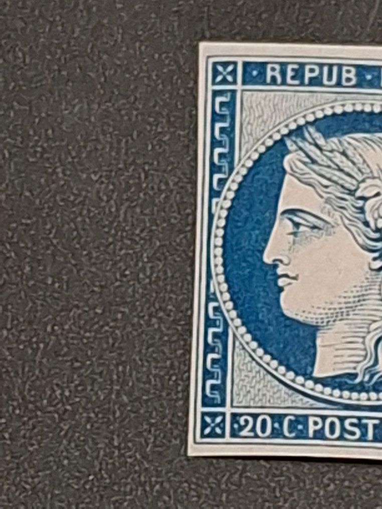 法國 1849/1849 - Ceres N° 8 neuf 未发行，1862年印刷，极佳，附有证书。 #2.1