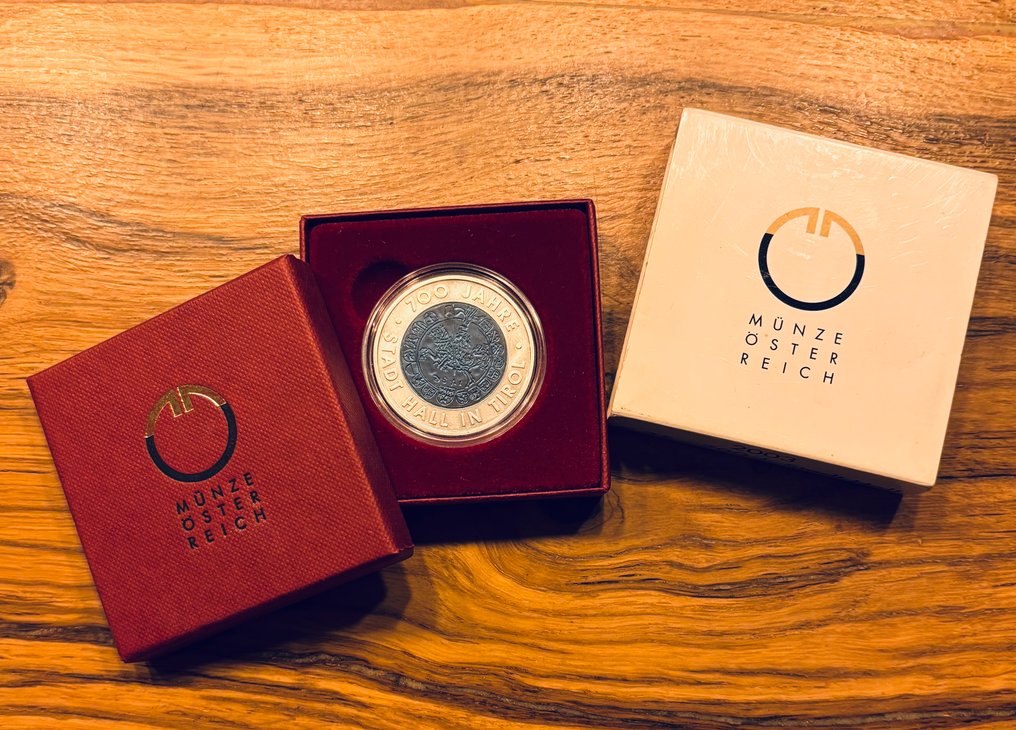 Østerrike. 25 Euro 2003 "700 Jahre Stadt Hall" NIOB Proof (Ingen reservasjonspris) #1.0
