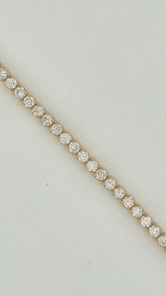 Βραχιόλι - 14 καράτια Κίτρινο χρυσό - 4.30ct. tw. Διαμάντι (Εργαστηριακής καλλιέργειας) #3.2