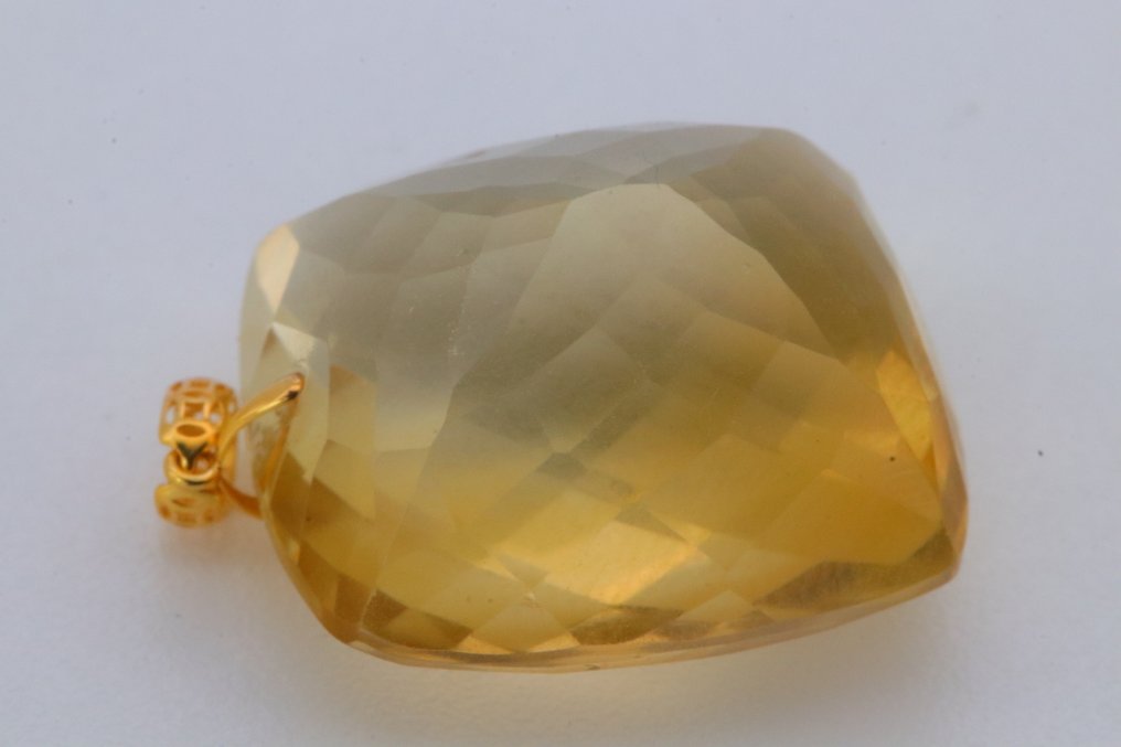 Nincs minimálár - Függő - 18 kt. Sárga arany Citrin #2.1