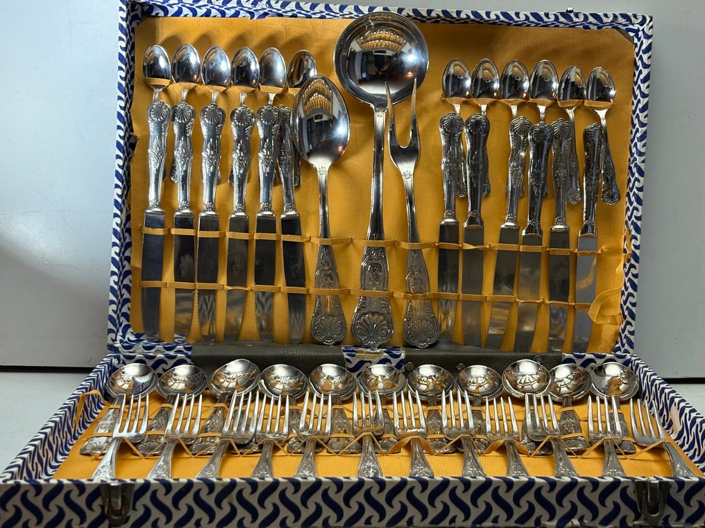 Cutlery set for 12 (51) - Silverplated #1.0