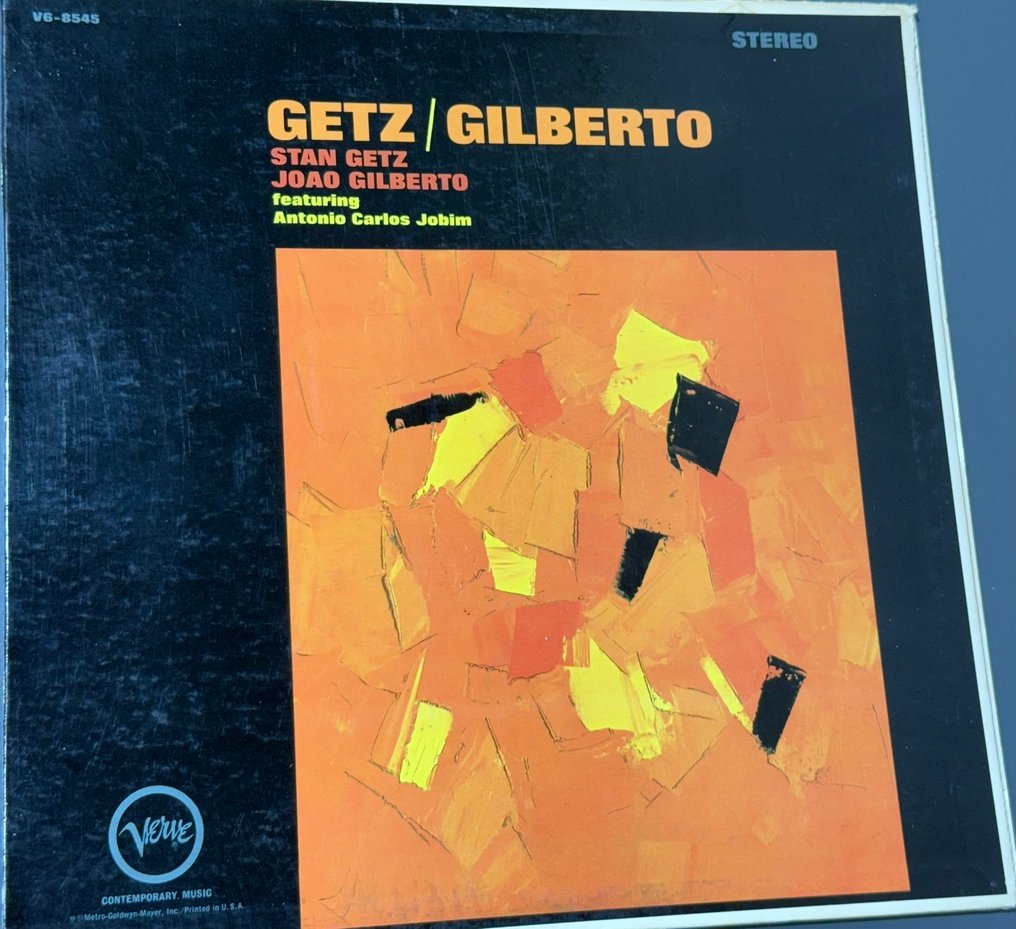 Stan Getz / Joao Gilberto featuring Antonio Carlos Jobim - Getz / Gilberto (1st US Pressing) - LP - 1964 #1.0
