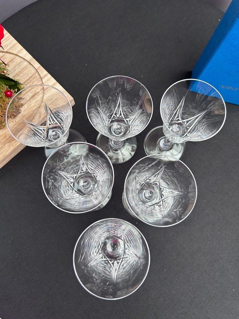 St. Louis - Table service for 6 (6) - Cerdagne - Crystal - Wine glasses #2.1