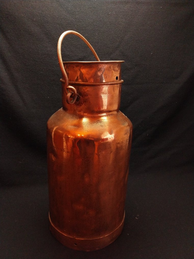 Lattiera - Rame - Brocca di latte in rame rosso #3.2