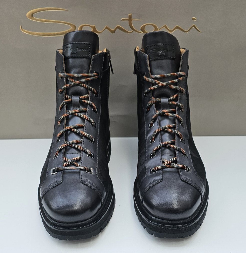 Santoni - Lace-up boots - Size: EU 45, EU 45.5 - New in box #4.3