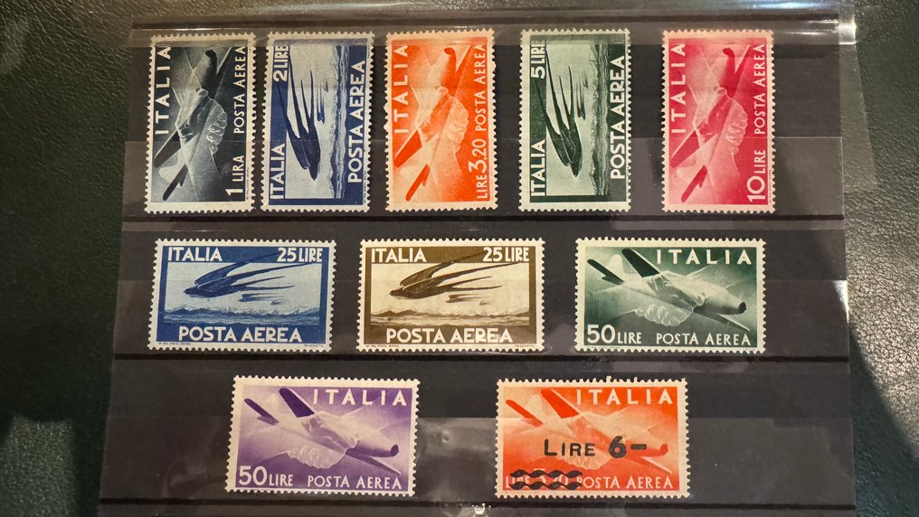 意大利共和国，代理统治 1945/1954 - MN H完整系列，涵盖PA时期、Exp、RA、包裹、税务 #1.0