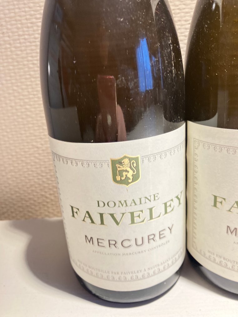 2006 x 2 Faiveley Mercurey blanc2000 x 2 René Monnier Meursault "Le Limozin" - Bourgogne - 4 Flasker (0,75 L) #2.1
