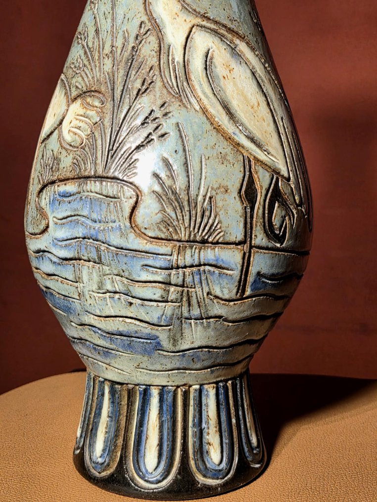 dubois - Jarro - Grés - Castiçal assinado Dubois #4.3