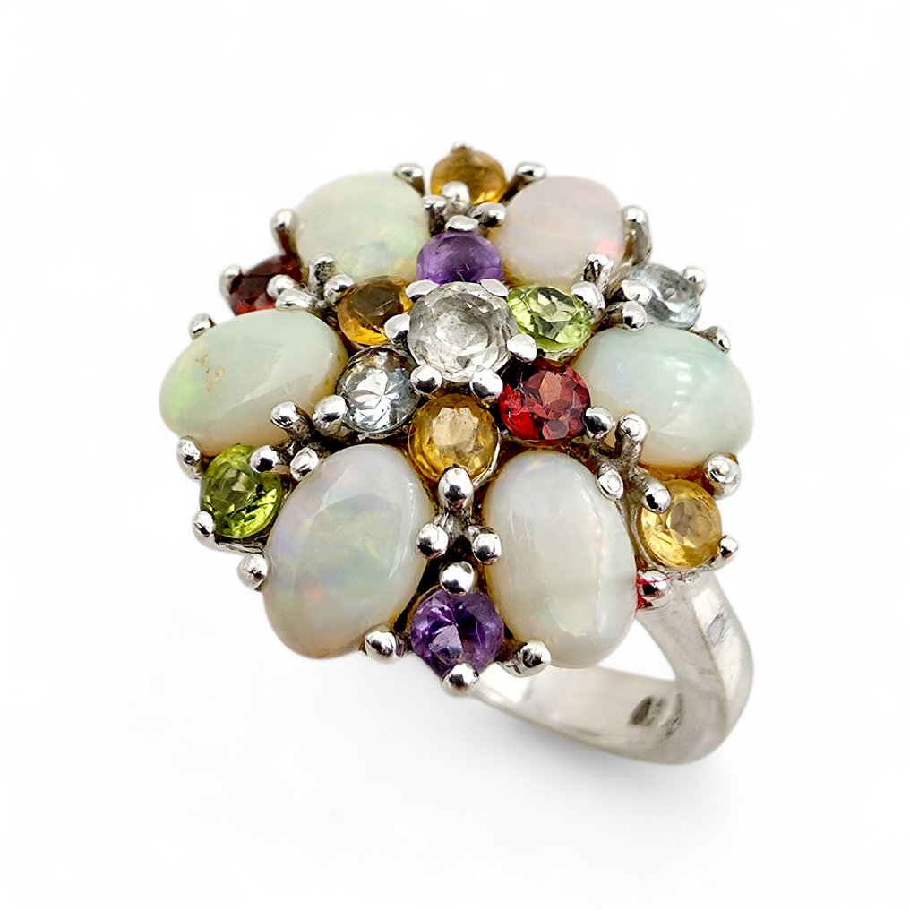 Zonder minimumprijs - Ring Zilver - (Gecertificeerd) #2.1