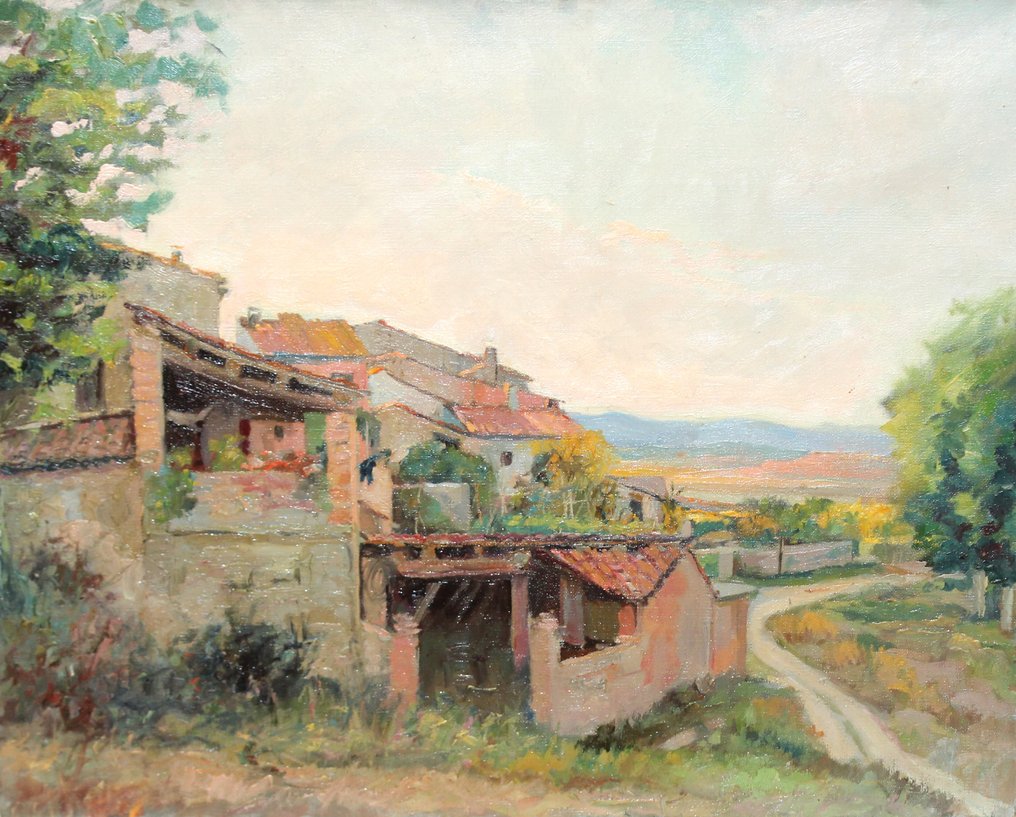 西班牙学校 (XX) - Tarde luminosa en el pueblo #1.0