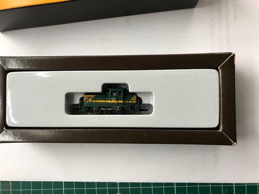 M�ärklin Z - 88643 - Tren a escala (1) - Con caja e inserto, usado, número 88634 visible. - NMBS #2.1