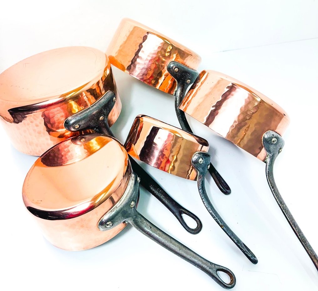 Casseroles professionnelles - Grydesæt - Kobber - Frankrig #1.0