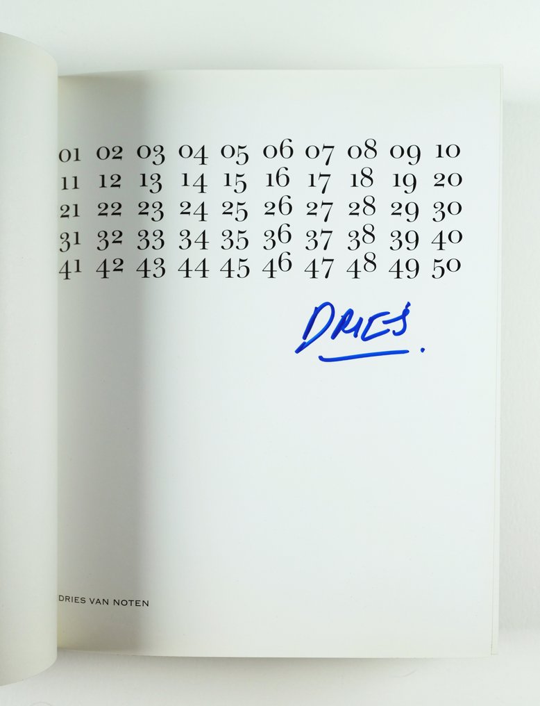 Signed; Dries Van Noten - Dries Van Noten 01-50, a golden anniversary - 2005 #2.1