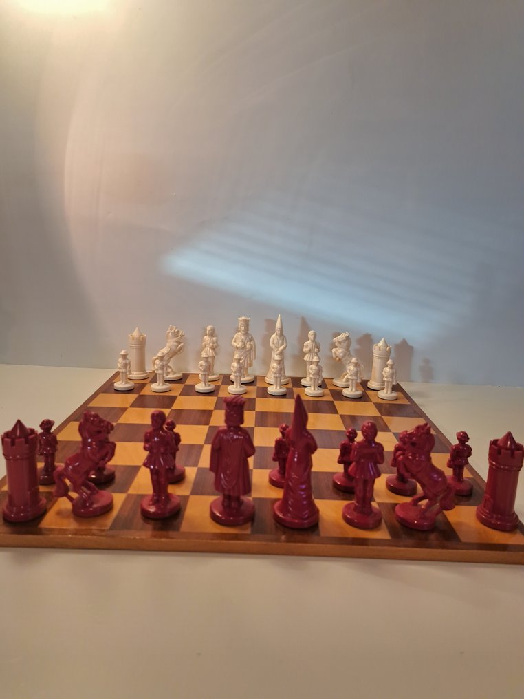 Σετ σκακιού - Verzwaard Ivora Homas Schaakspel & schaakbord - ξύλο και πλαστικό #1.0