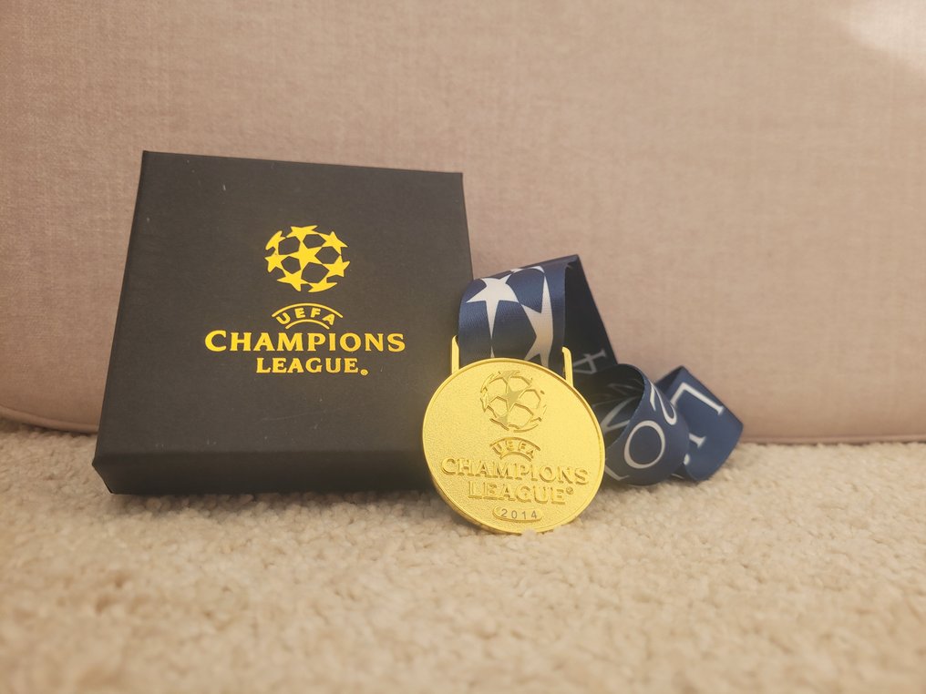 Real Madrid - Τσάμπιονς Λιγκ ποδοσφαίρου 2014. Αθλητικό μετάλλιο.  #2.1