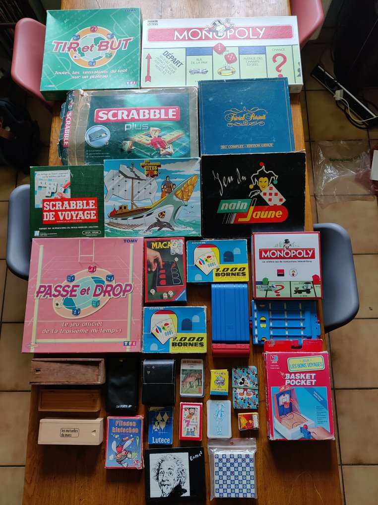 Jogo de tabuleiro - Lot de 30 anciens jeux de société en bon état et complets #2.1