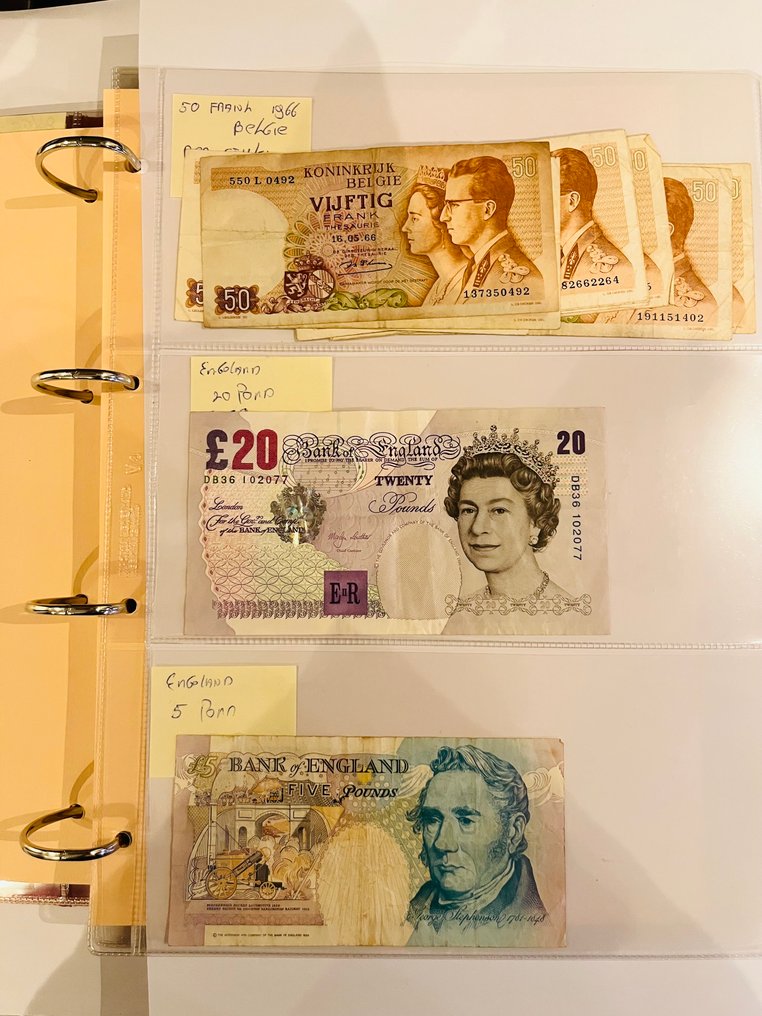 Mundo. - 250 Banknotes / many duplicates - various dates (Sem preço de reserva) #4.3