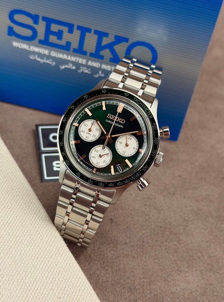 Seiko - Chronograph Date Green - SSB481P1 - Bărbați - 2020+ #1.0