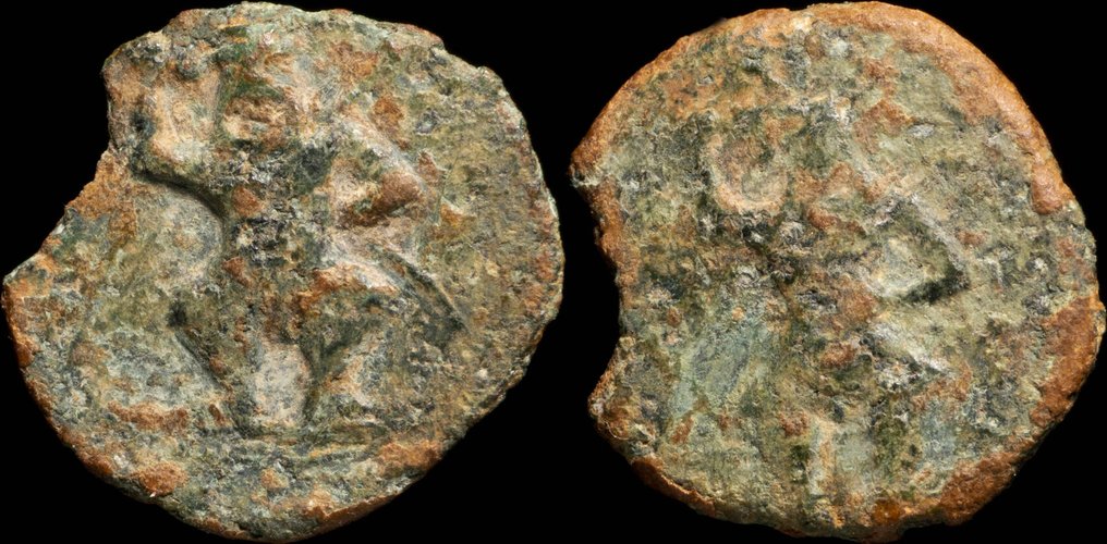 Hispania, Ebusus 1/4 Calco Ebusus (Ibiza) 200-100 BC  (没有保留价) #1.0