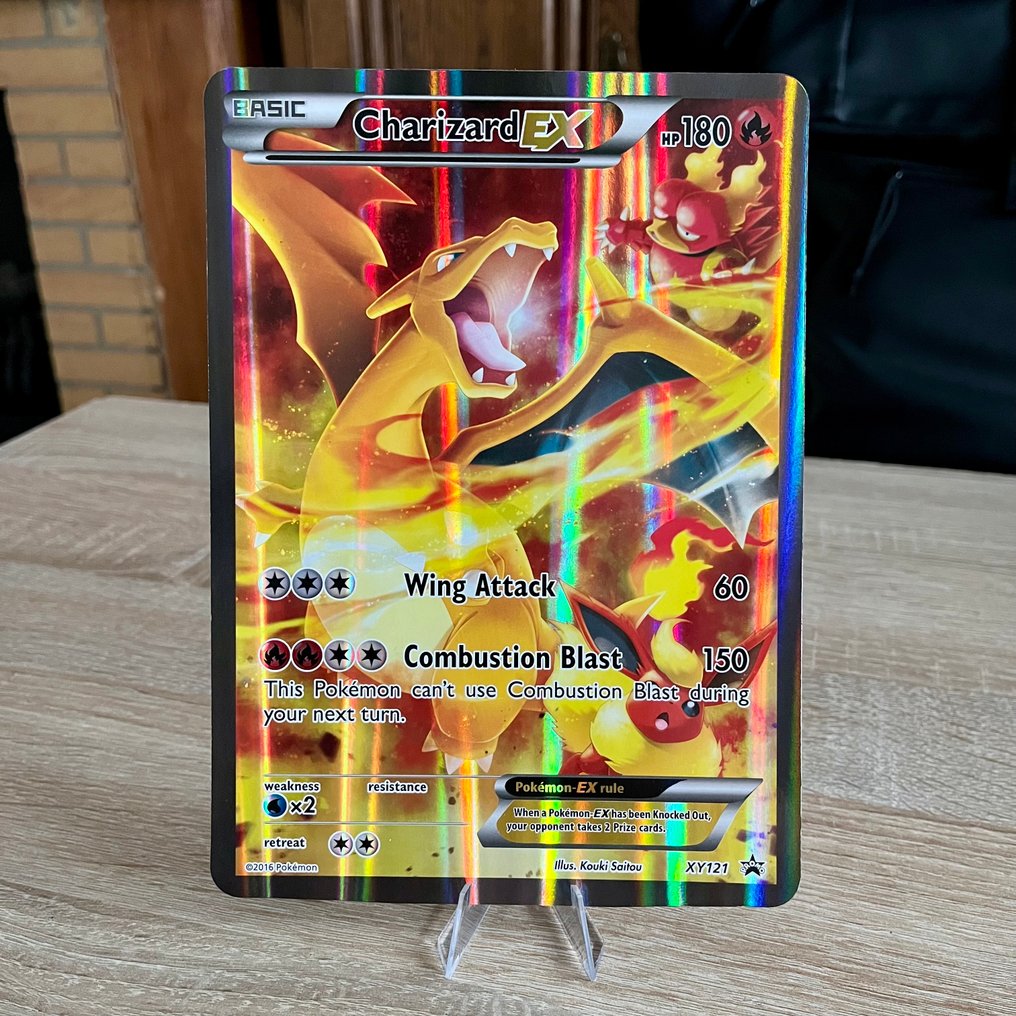 Card - CHARIZARD EX XY121, BLASTOISE EX XY122, VENUSAUR EX XY123, PIKACHU EX XY124 #4.3