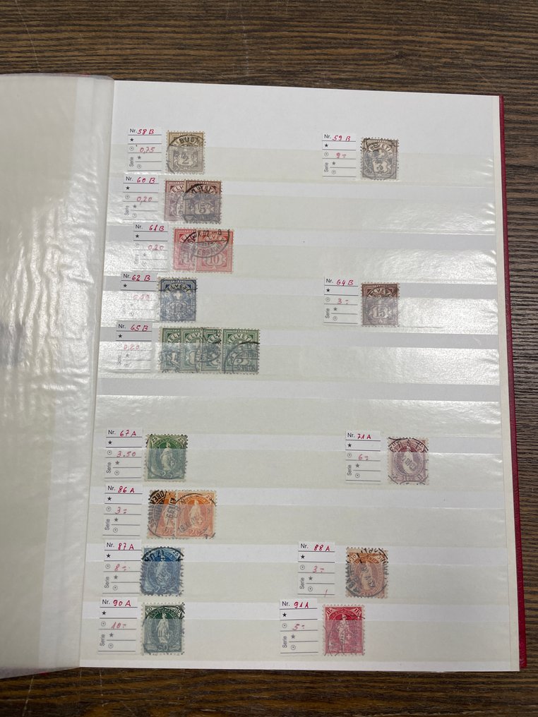 Svizzera 1864/1980 - Alle poste in catalogo, numero e tema. Una splendida collezione di francobolli preziosi in 7. #4.3