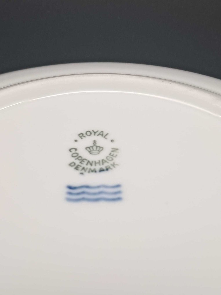 Royal Copenhagen - Plate (6) - White Fluted - Porcelain #4.3