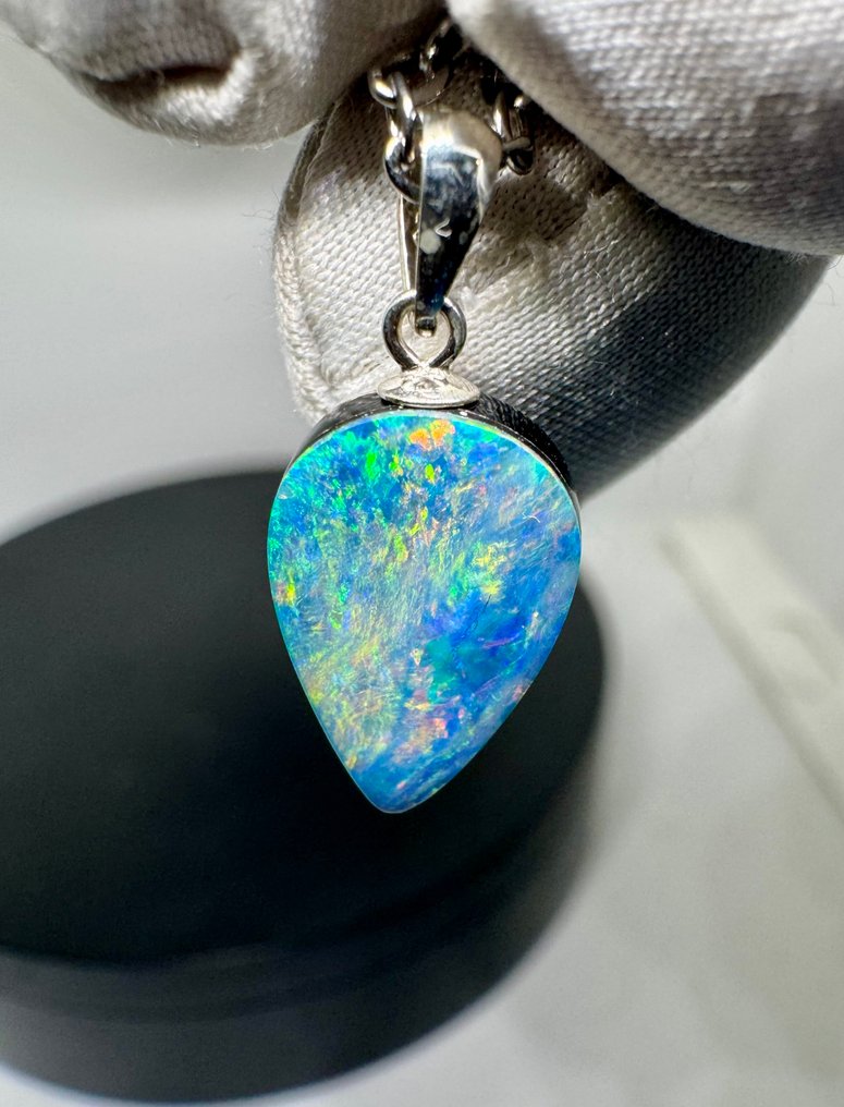 Οπάλιο Κοσμήματα - Ύψος: 22 mm - Πλάτος: 9.5 mm- 0.92 g - (1) #2.1