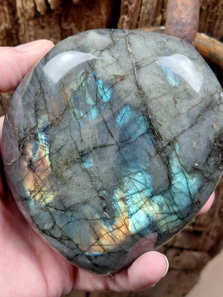 Schitterende XXL Labradoriet edelstenen - met flash- 2.7 kg - (4) #3.2