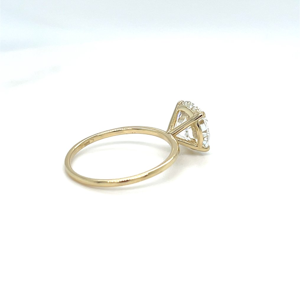 Ingen mindstepris - Ring - 14 karat Gulguld - 1.10ct. tw. Diamant (Laboratoriedyrket) #4.3