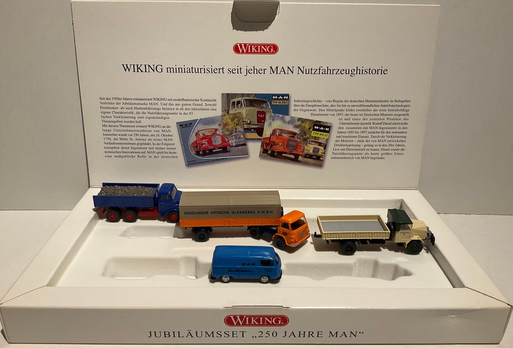 Wiking 1:87 - Machetă camion (3) - 3x seturi ambalate #2.1
