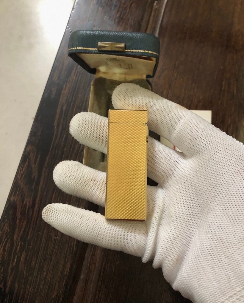 Dunhill - Rollagas - Ingen mindstepris - Lighter - Messing, Forgyldt #1.0