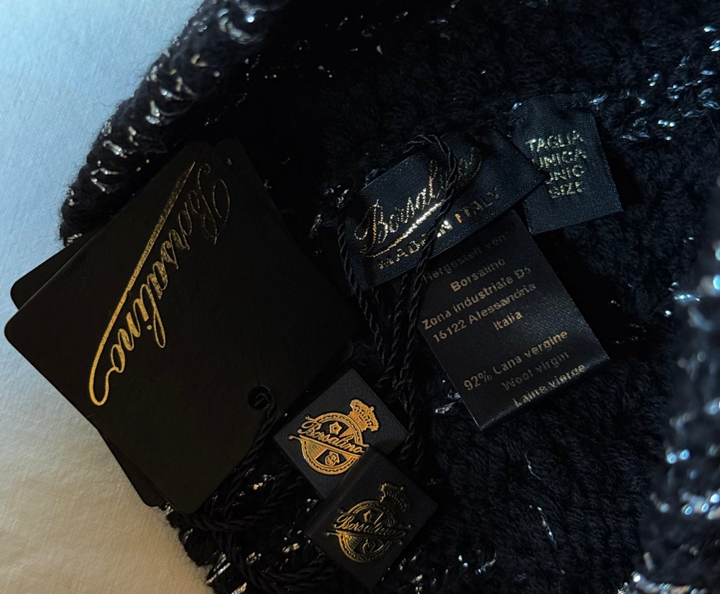 Borsalino - Beanie - Wool, Metal #3.2