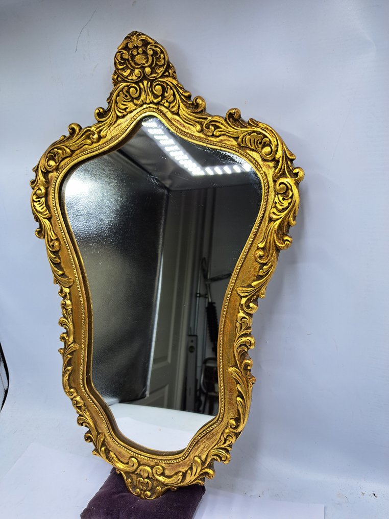 墙面镜子  - 木, 玻璃 - 镀金镜子 #1.0