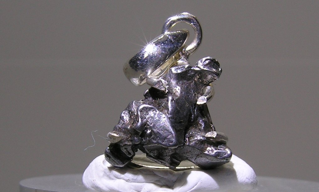 Meteorite Pendente - Altezza: 24 mm - Larghezza: 12 mm- 3.41 g - (1) #1.0