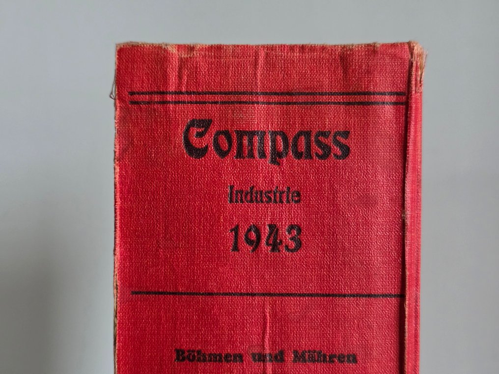 Compassverlag - Unikatowy "Industrie-Compass" 1943 GEHEIM! (Tajne!) – rzadkość antykwaryczna, II WŚ #3.2