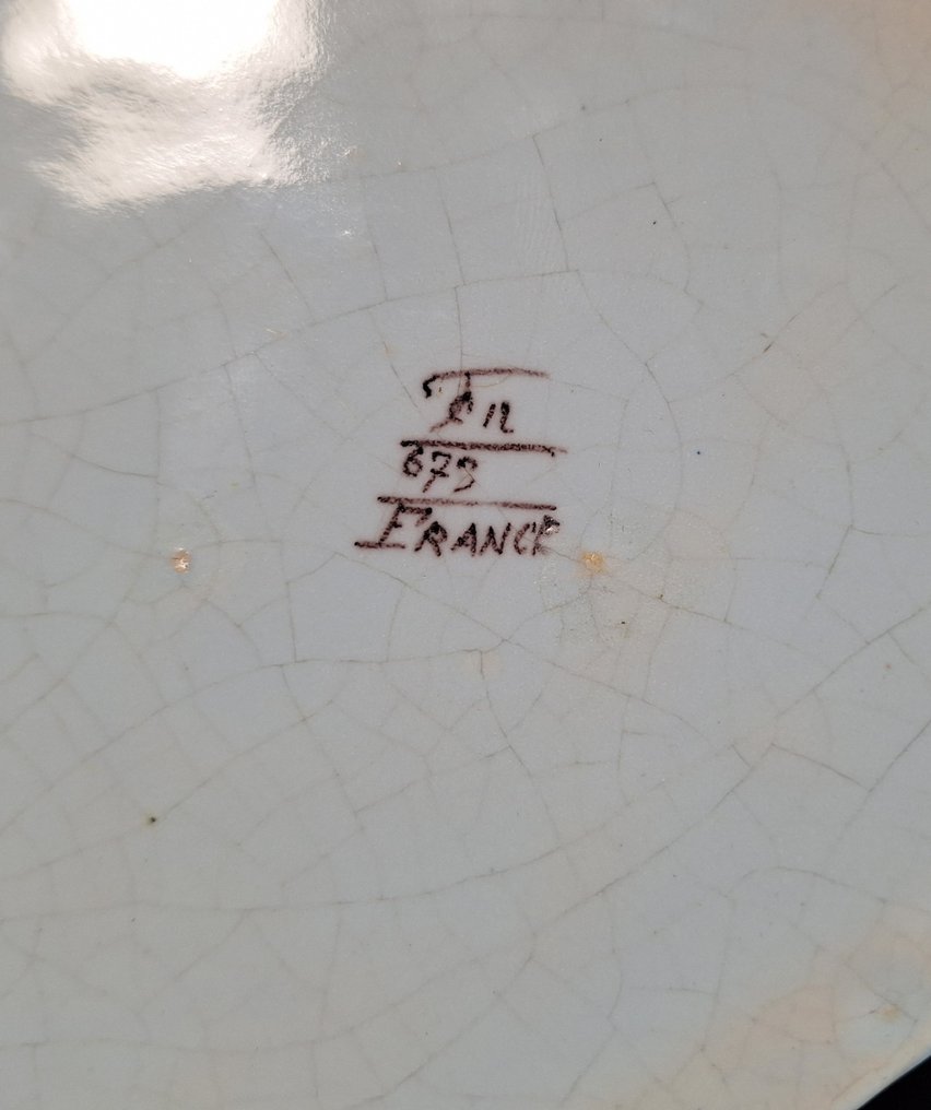 Desvres - Charles Fourmaintraux - Jardinière - Aardewerk - wandmandje #3.2