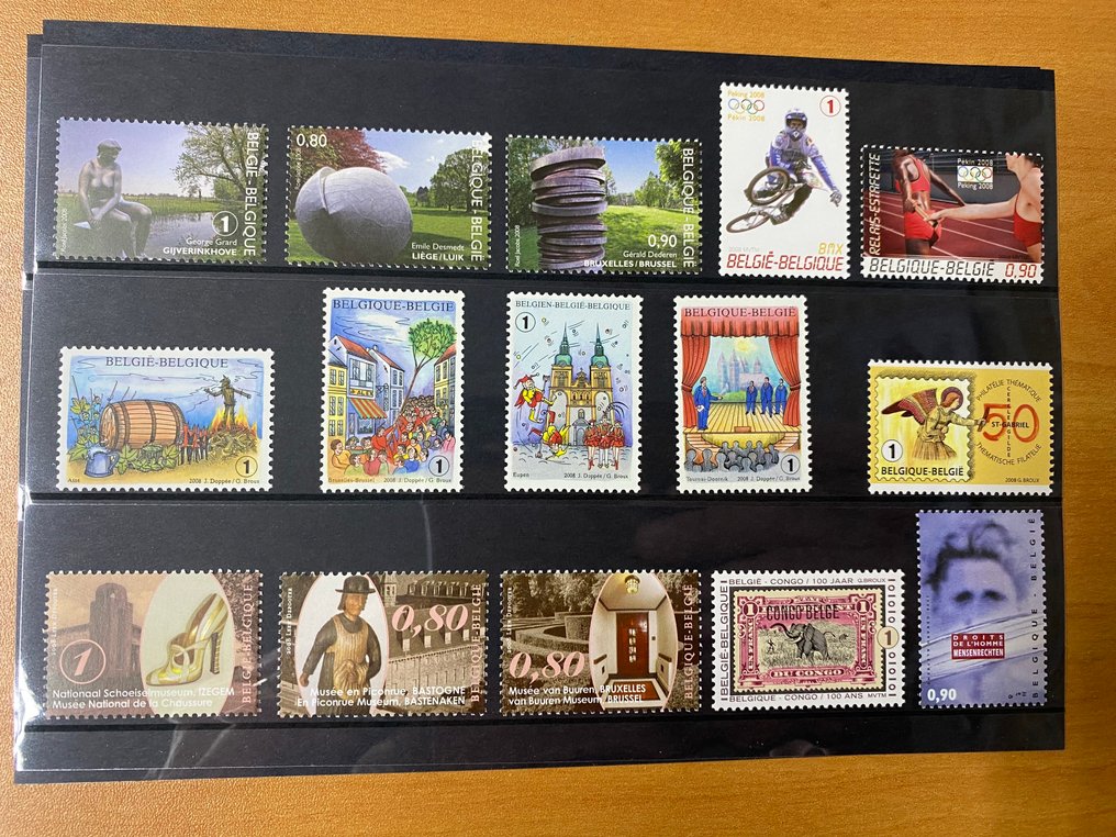 Belgien 2008/2008 - JAARMAP 2008 af alle udgivelser #4.3