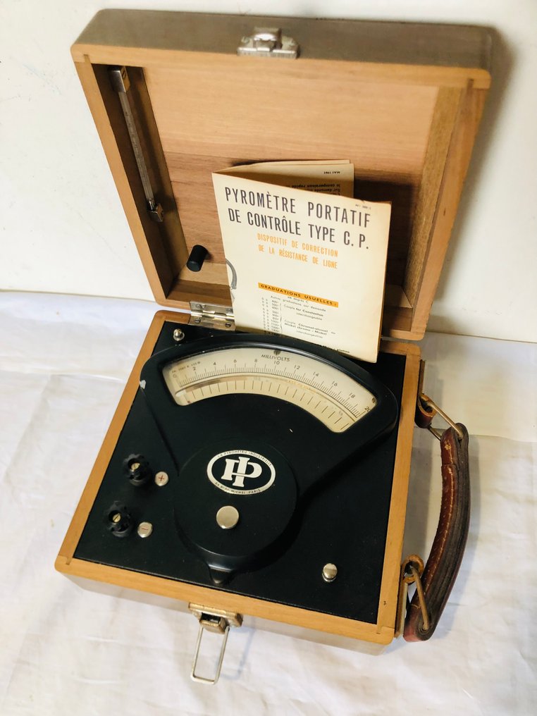La Pyrométrie Industrielle Ancien - Messinstrumente - Aluminium, Metall, Holz - 1950-1960 - Typ G.P. wissenschaftlich #3.2
