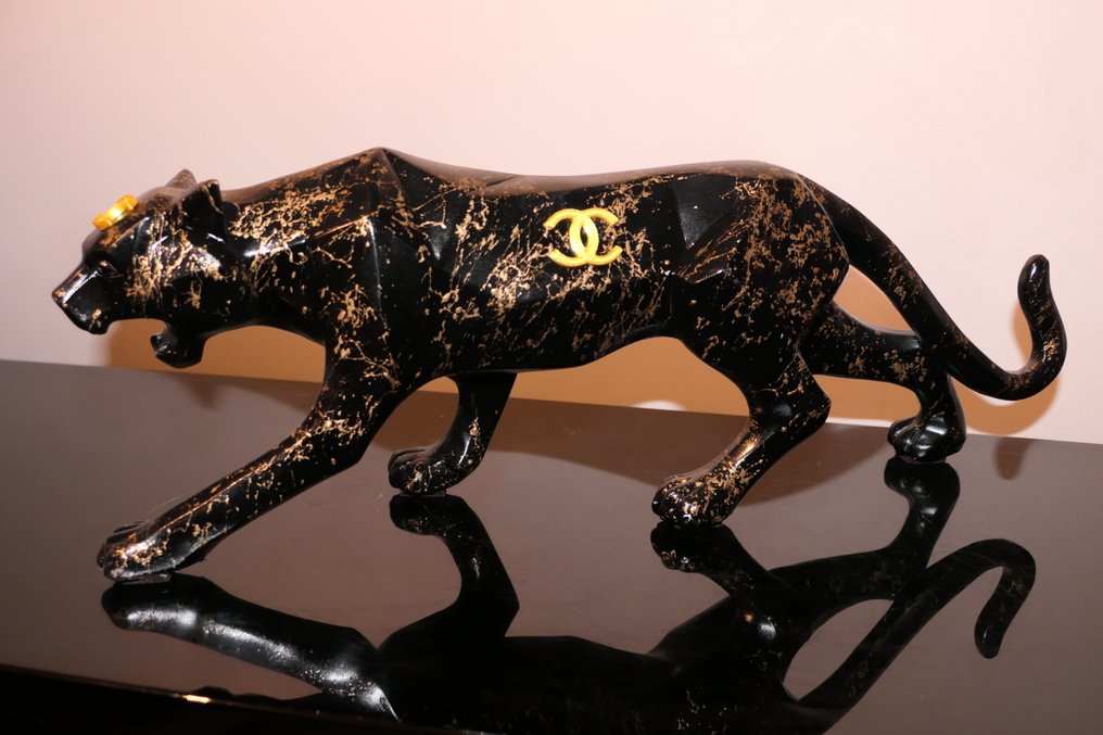 Rich'ART - Panthère version Chanel - XL Size : 46 cm de long #4.3