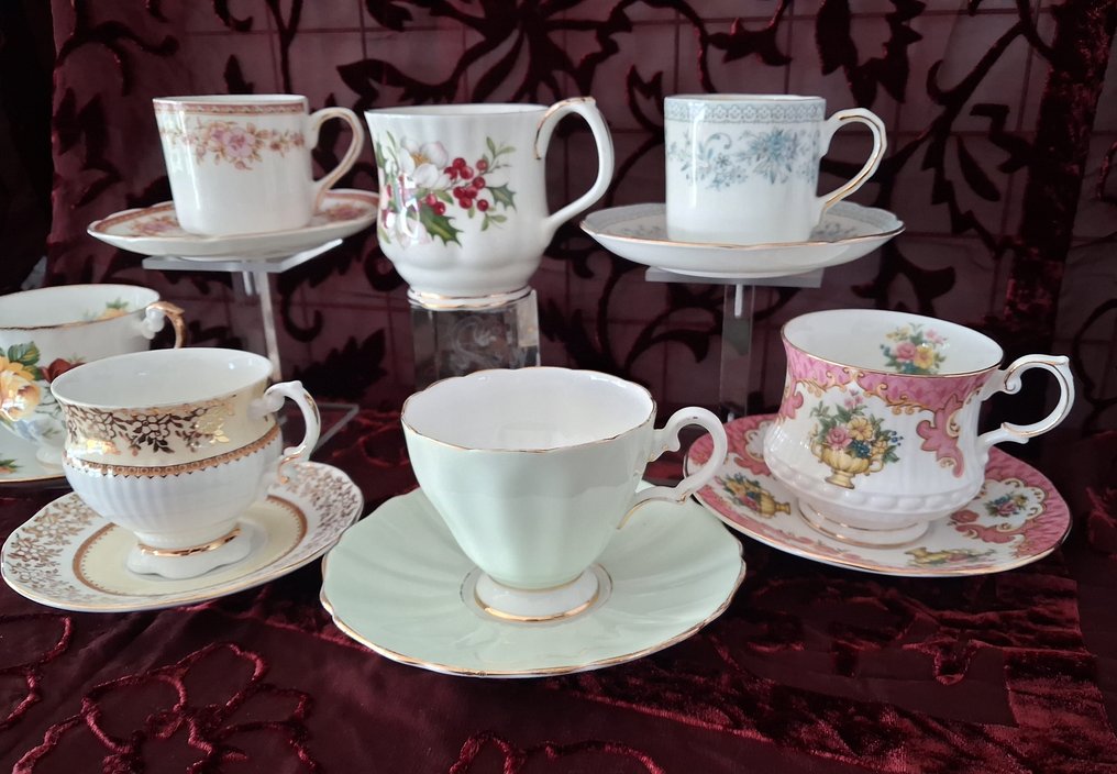 Royal Albert, Queens, Balmoral Castle itd - Csésze és csészealj (13) - Porcelán - Csészék és alátétek #4.3