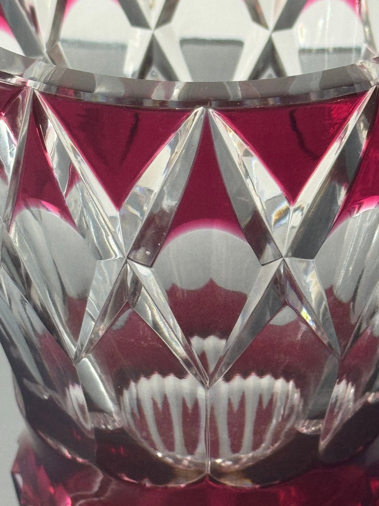 Val Saint Lambert - 花瓶  - 水晶 - 花瓶 玫瑰 VSL #2.1