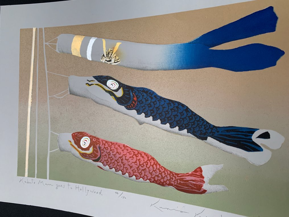 "Kabuto man goes to Hollywood" - Kunio Kaneko (b 1949) - Japan #2.1