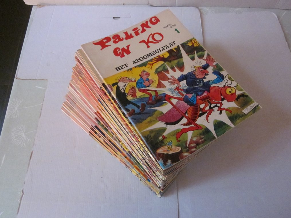 Paling en Ko 1 t/m 40 - opeenvolgende reeks SC - 40 Album - Première édition/réimpression - 1971/1984 #1.0