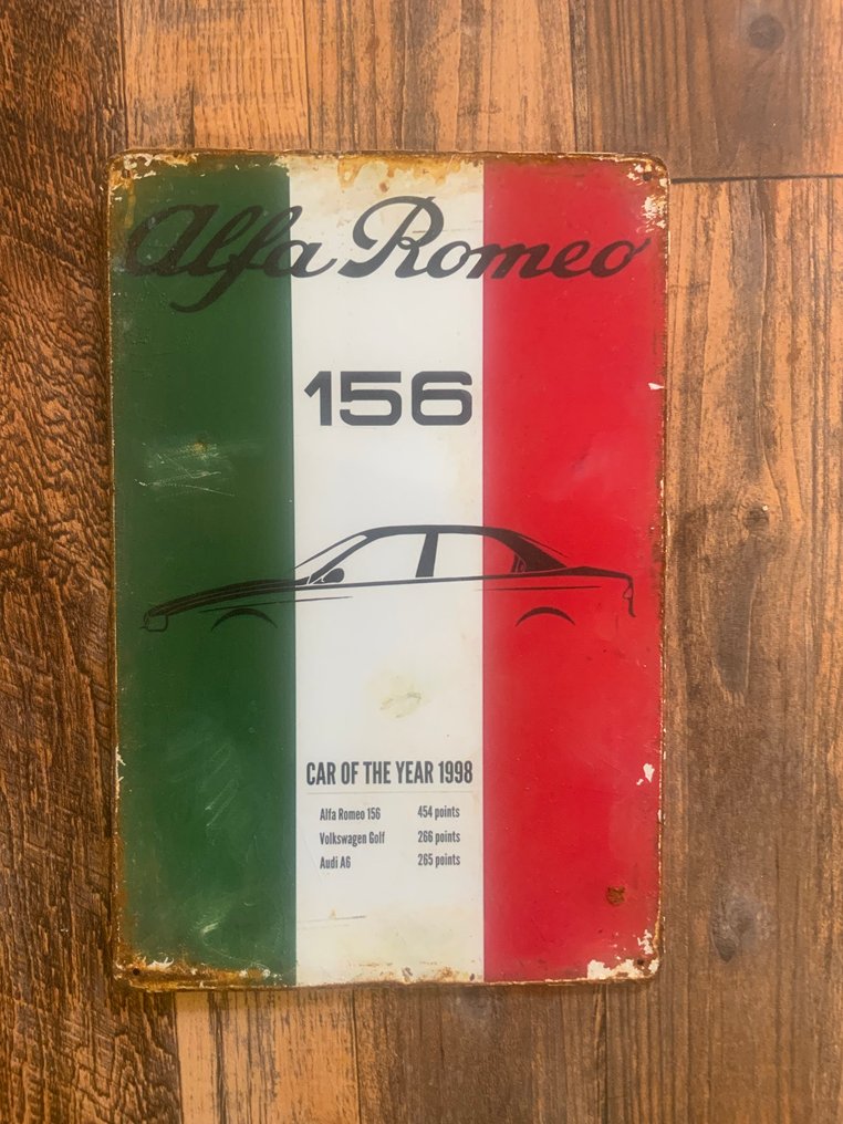 Metall-targa - Markedsføringstegn - plate #1.0